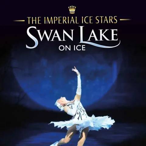 El lago de los cisnes sobre hielo